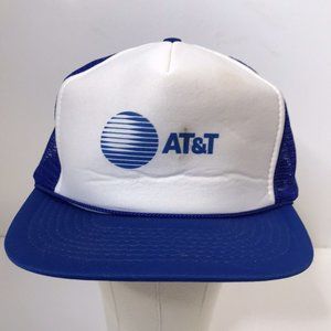 AT&T Blue White Snapback Hat